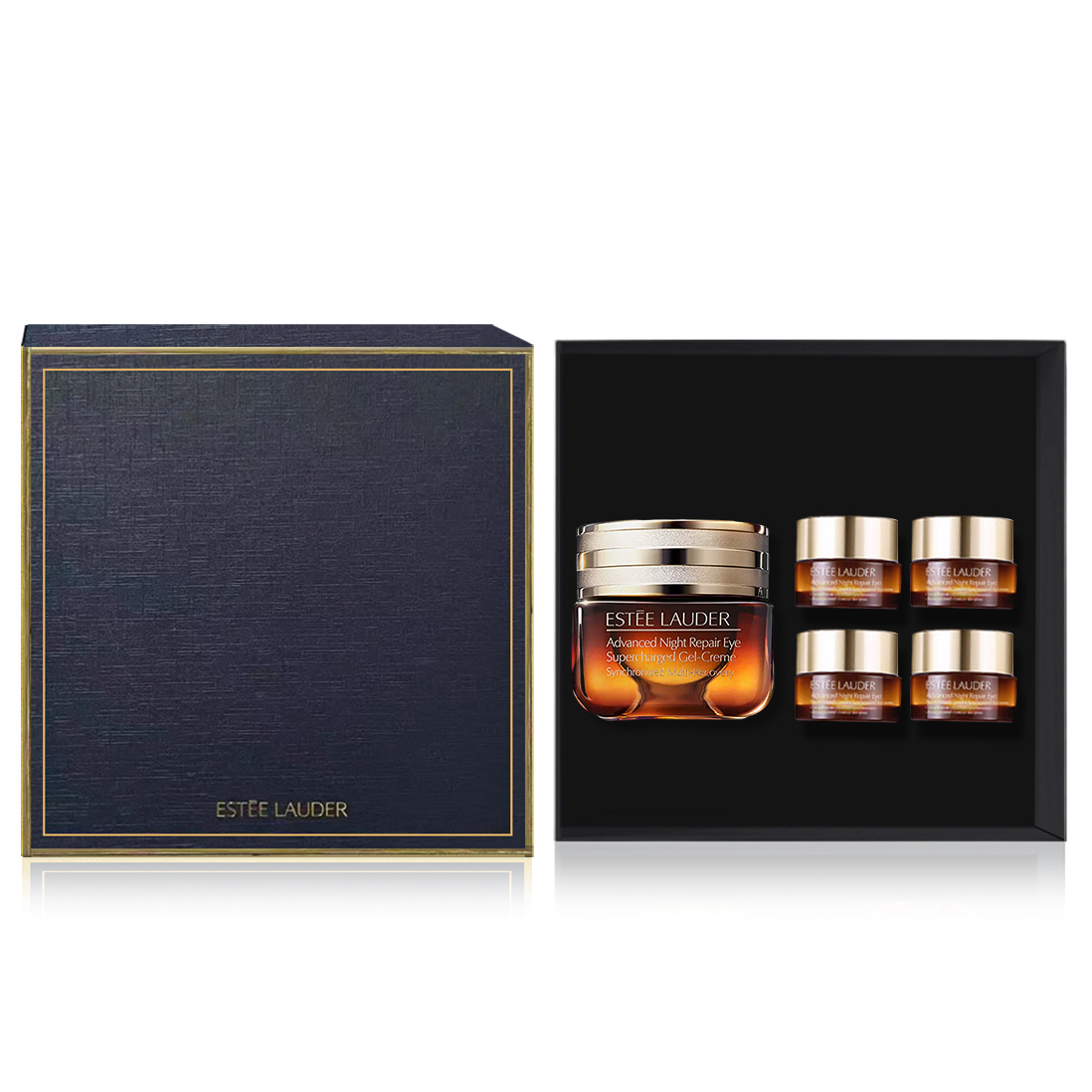 Гель-крем для кожи вокруг глаз Estée Lauder Advanced Night Repair Eye Supercharged в подарочной коробке, 15 мл + 5 мл*4