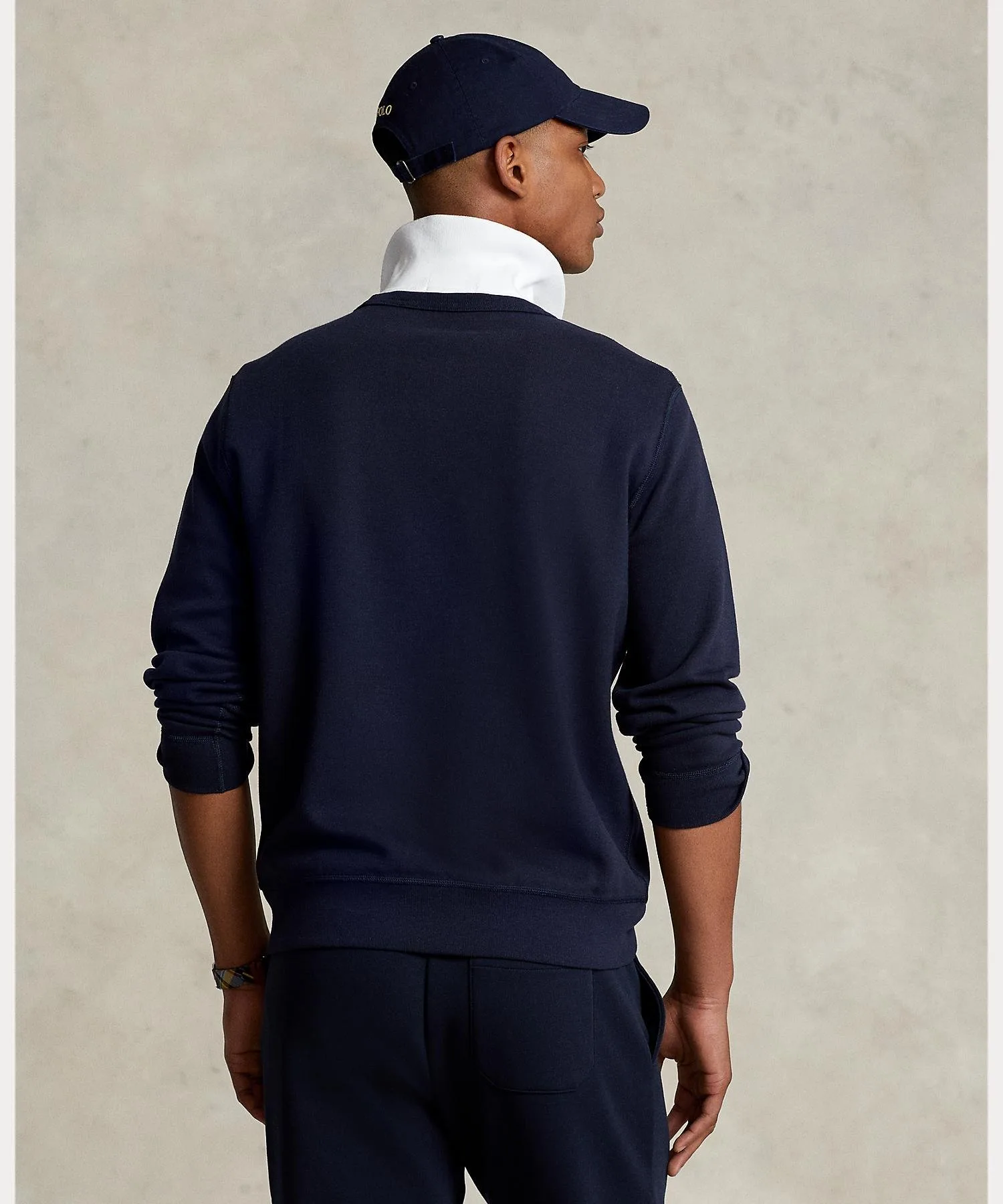Толстовка двойной вязки Polo Ralph Lauren, 410 Navy — фото 4