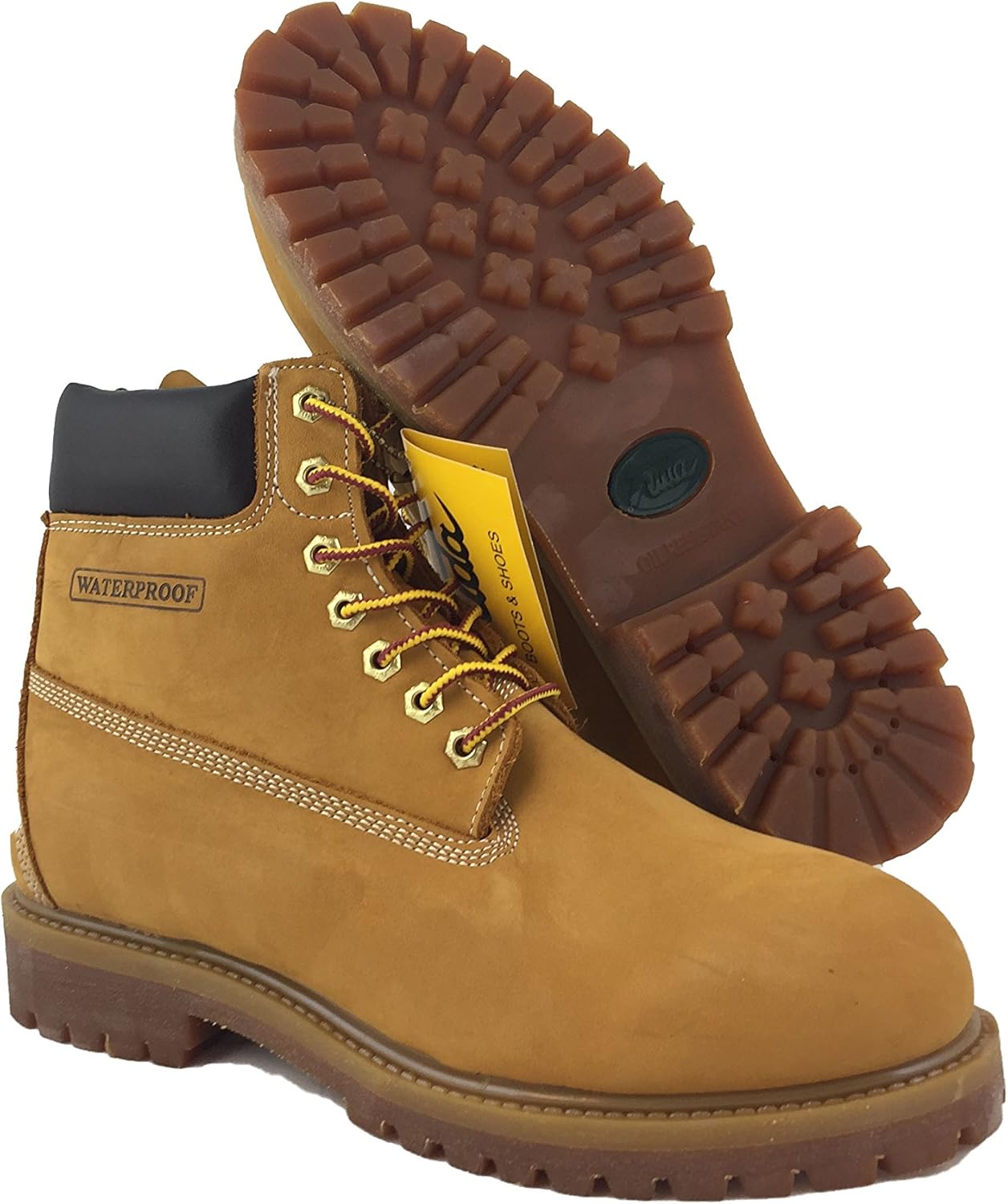Мужские вестерн-бежевые сапоги Fuda, стиль 9 CITI SHOES — фото 3