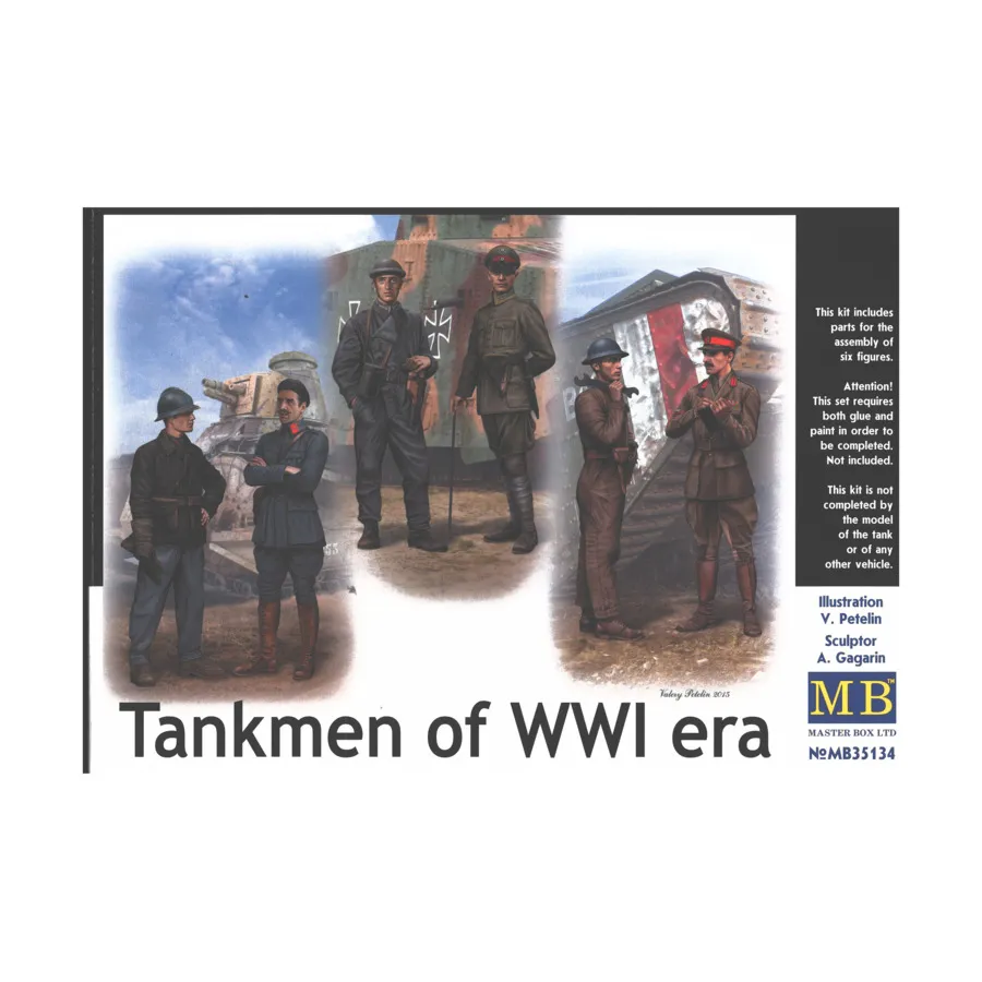 

Танкисты времен ВОВ., WWII Models - Civilians & Assorted (1:35) (Master Box)
