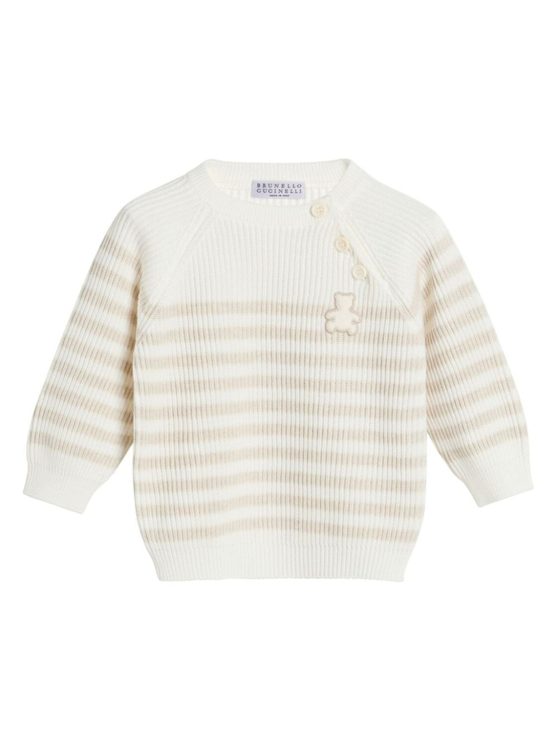

Джемпер Brunello Cucinelli Kids Baby Bernie, белый