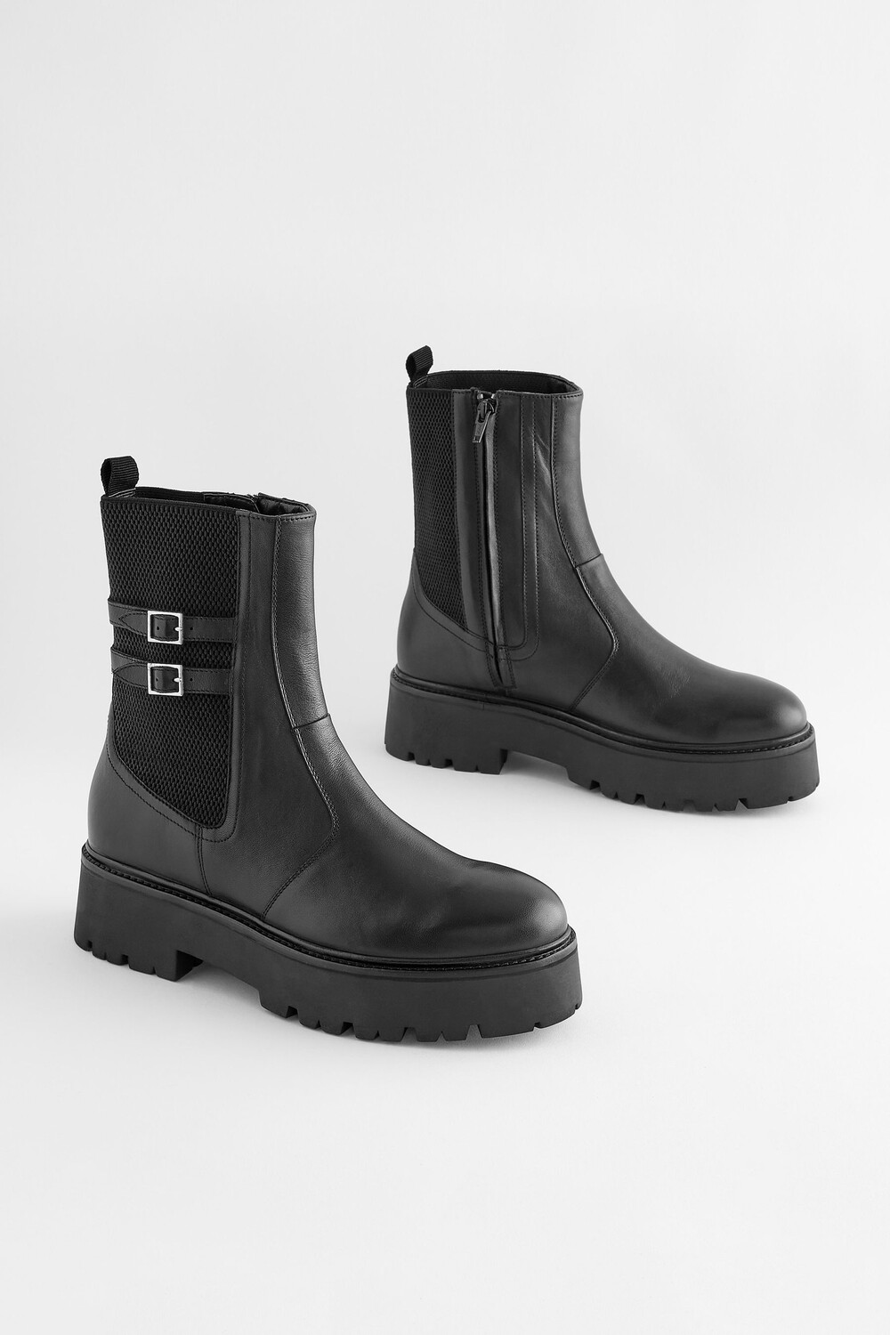 

Ботильоны Forever Comfort на толстой платформе Next, черный