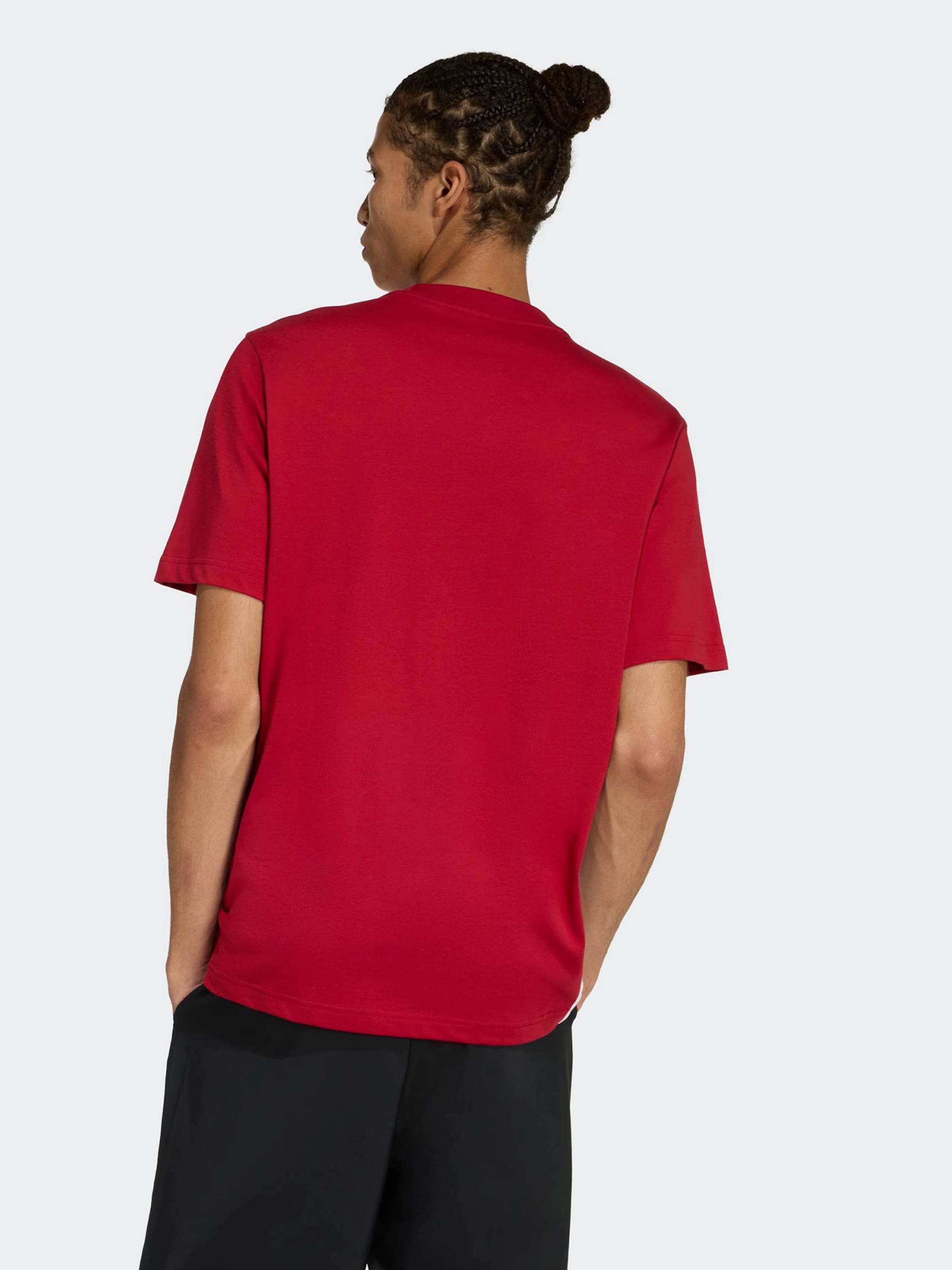 Adidas Sportswear Футболка Performance в цвете Blood Red — фото 3