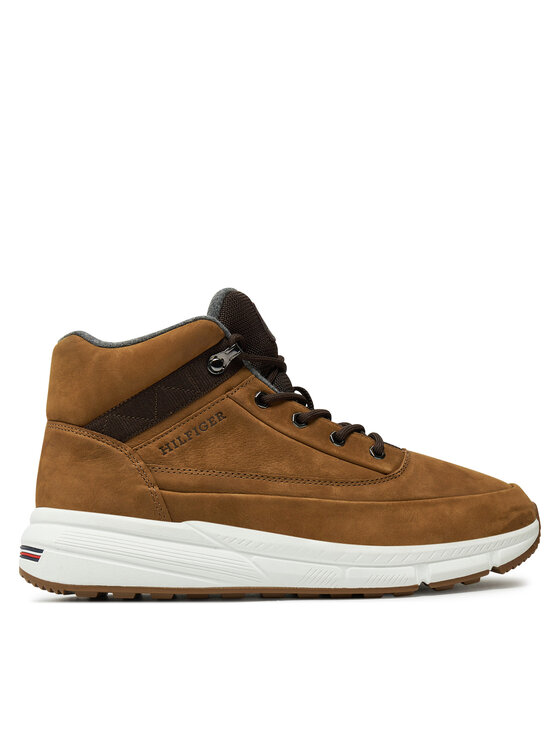 

Кроссовки Hilfiger Warm Nubuck Hybrid B FM0FM05189 Tommy Hilfiger, коричневый