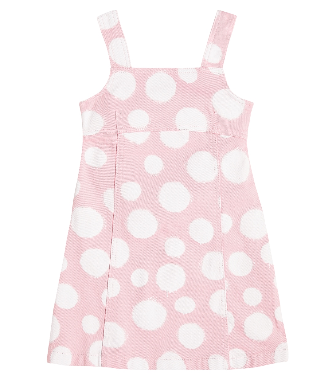 

Платье из хлопка в горошек Marc Jacobs Kids, Pink Washed Pink