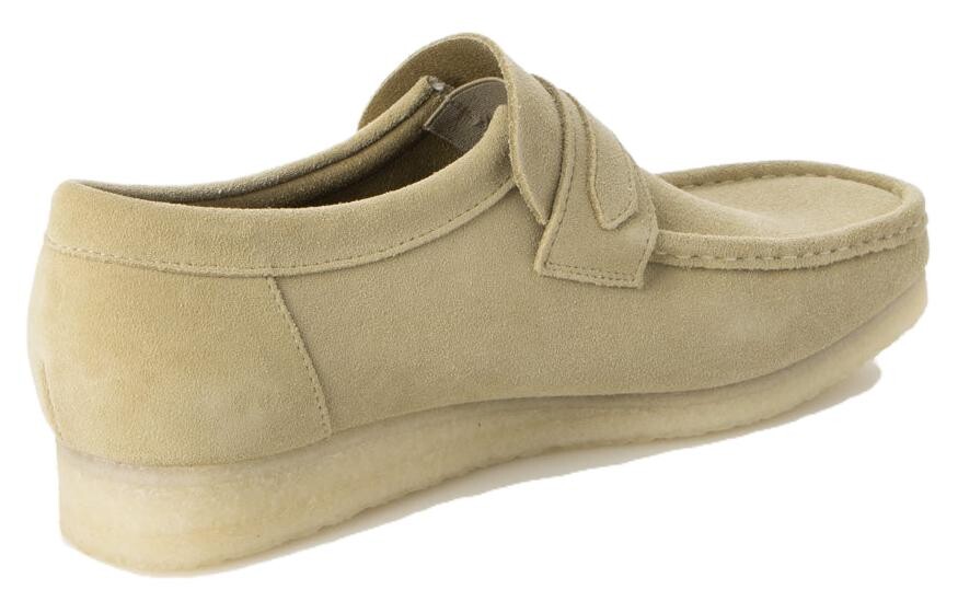 Мужские повседневные мужские низкие бежевые Clarks — фото 3