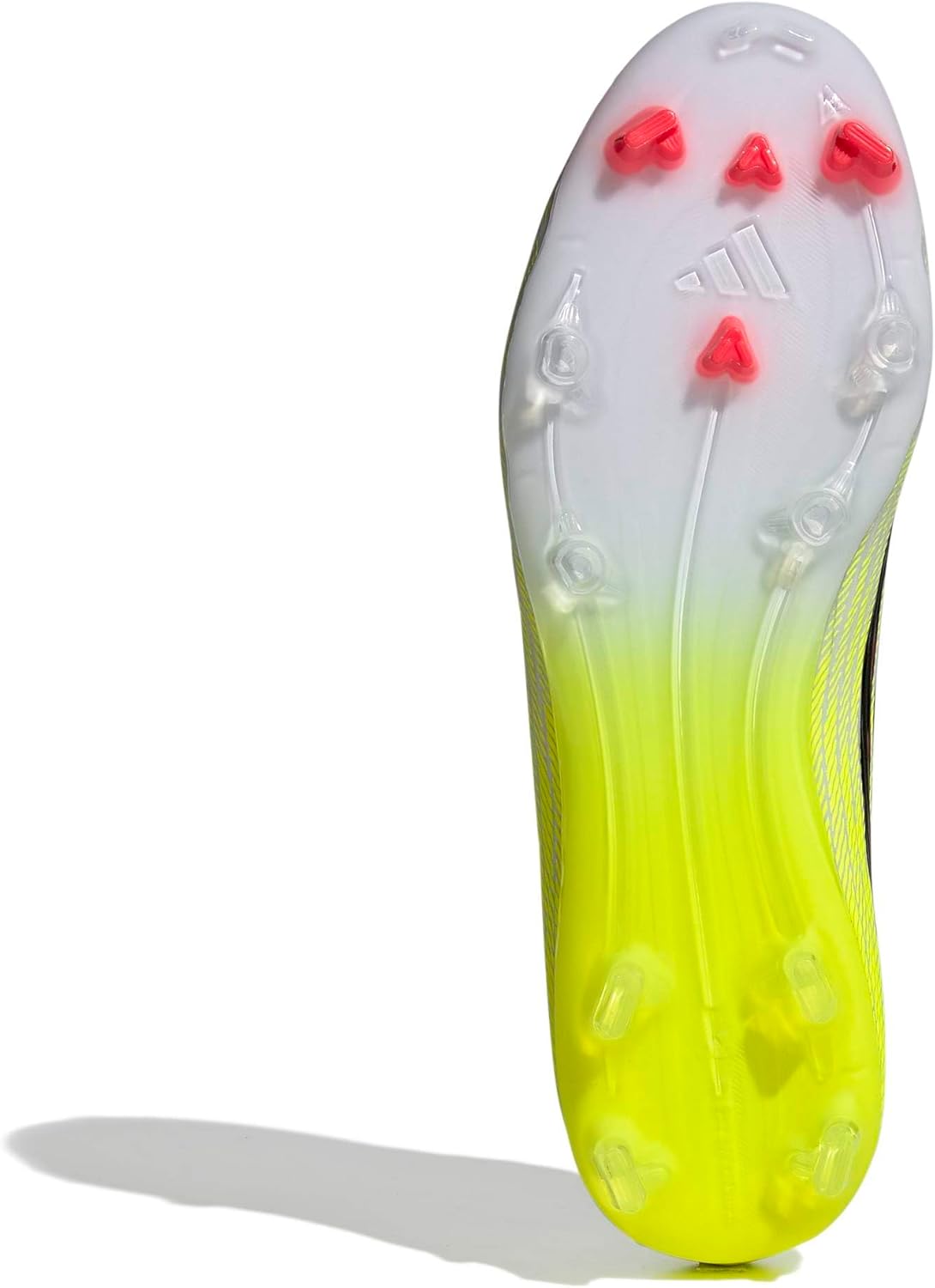Кроссовки Adidas Unisex-Adult F50 Лига Firm Ground/Multi Ground, черный/красный/желтый — фото 3