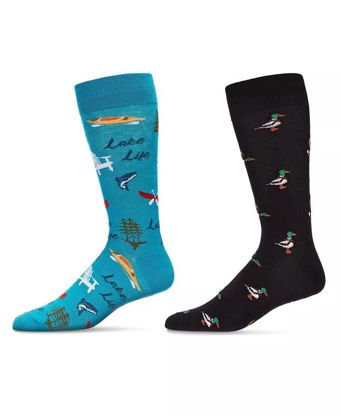 

Носки мужские Crew Season Assortment, пара из 2 шт MeMoi, черный