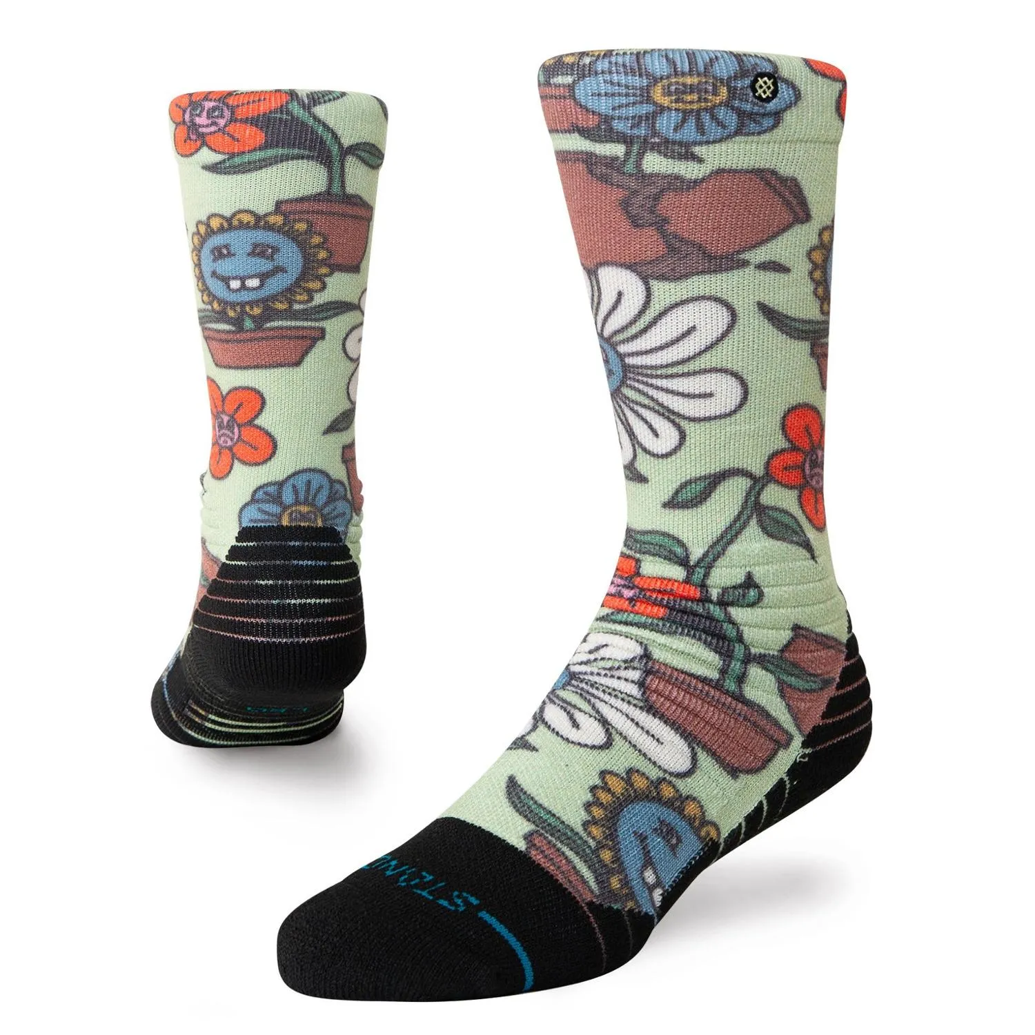 

Детские снежные носки Planted Poly Stance, Green