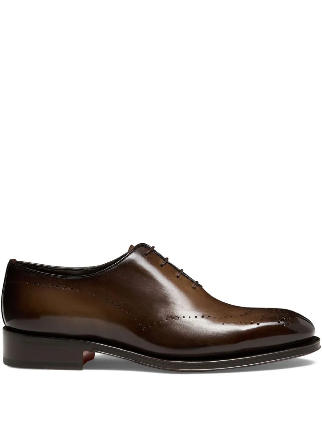 

Santoni кожаные оксфорды, коричневый