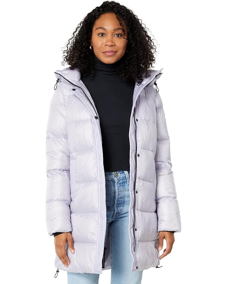 

Пуховик Sanctuary Hooded Mid Length Down, цвет Lavender