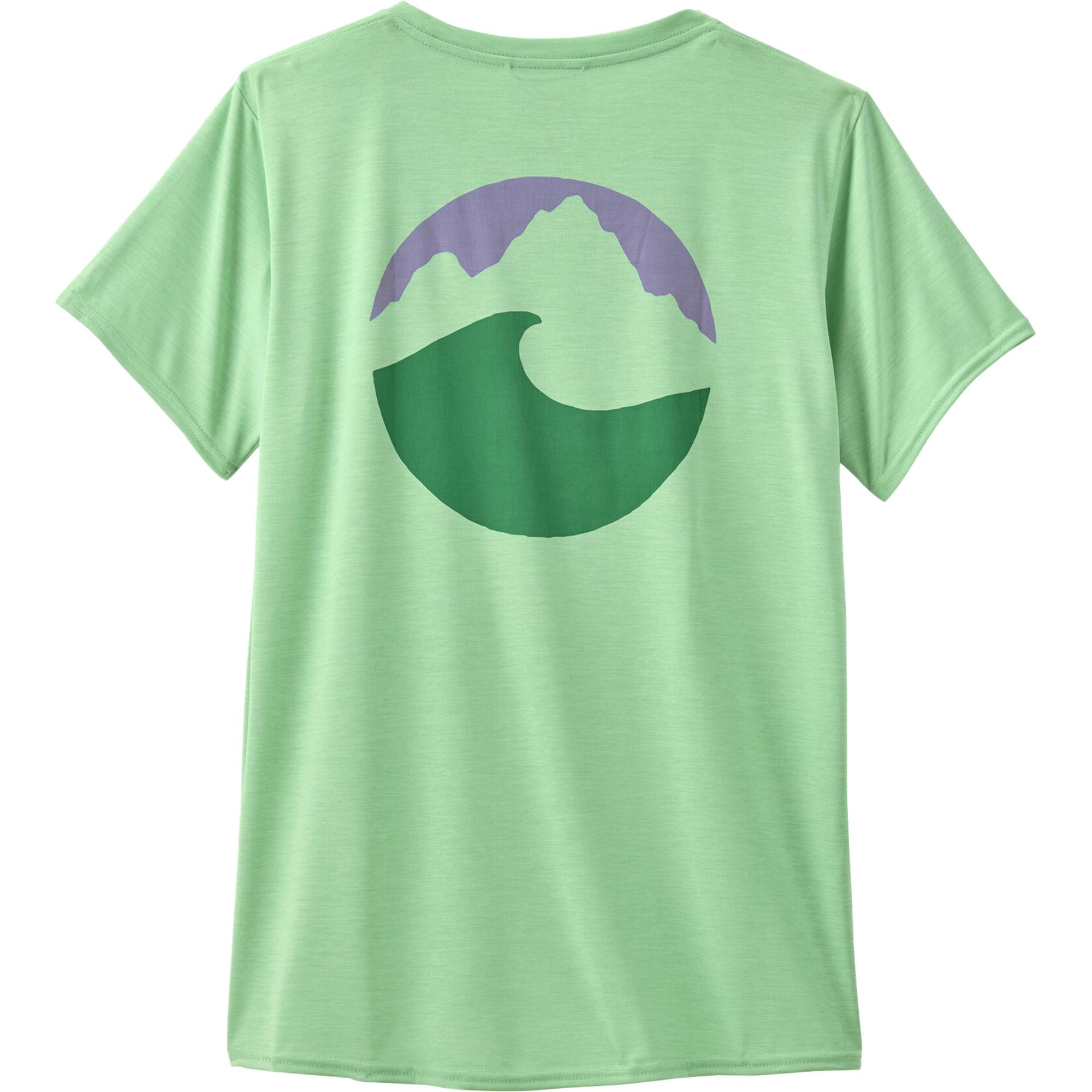 

Женская футболка Capilene Cool Daily Graphic Patagonia, Applied Imagination/Rinsed Green X-Dye, Зеленый, Женская футболка Capilene Cool Daily Graphic Patagonia, Applied Imagination/Rinsed Green X-Dye