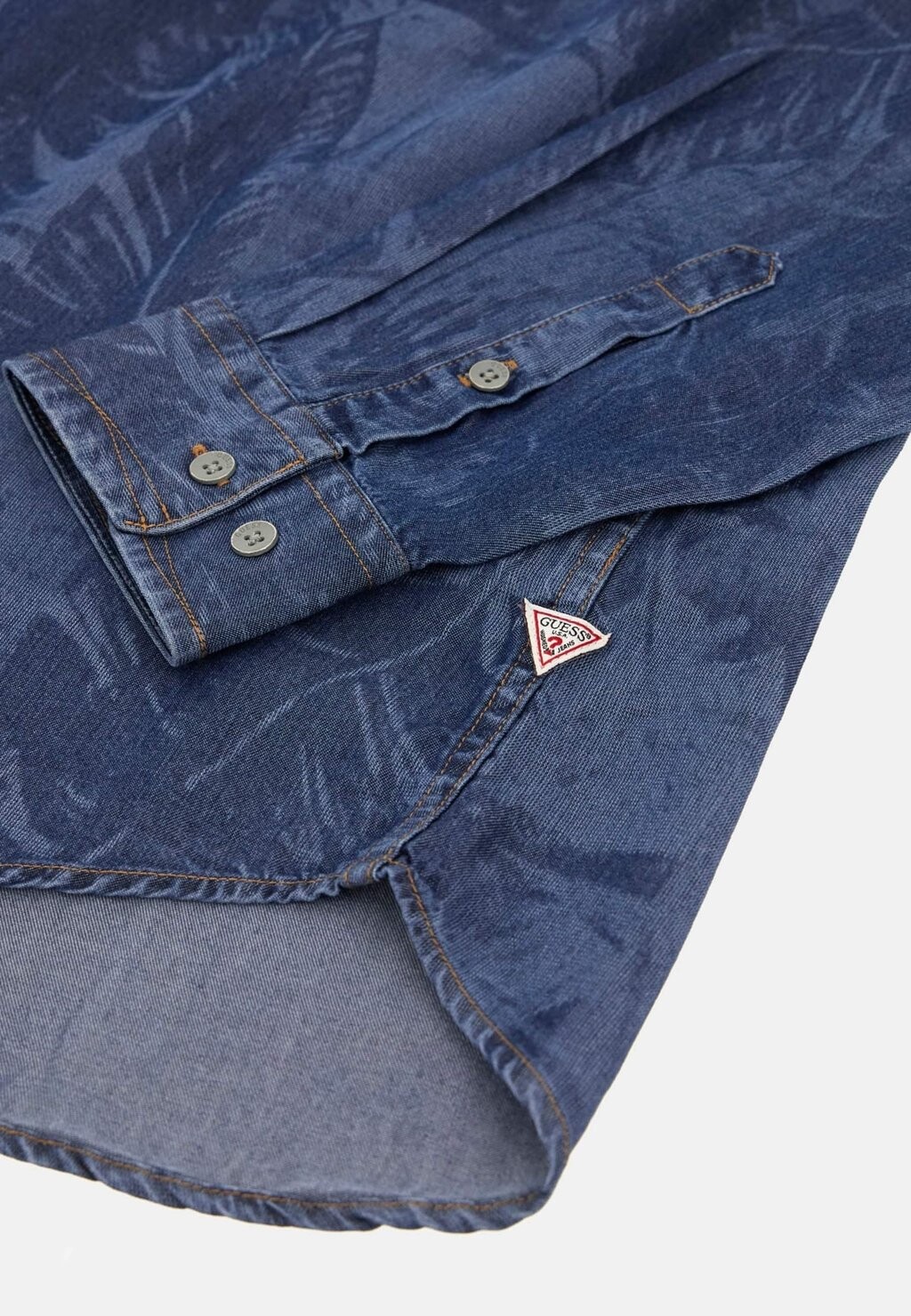 

Рубашка IMPRIMÉ ALL-OVER Guess, синий