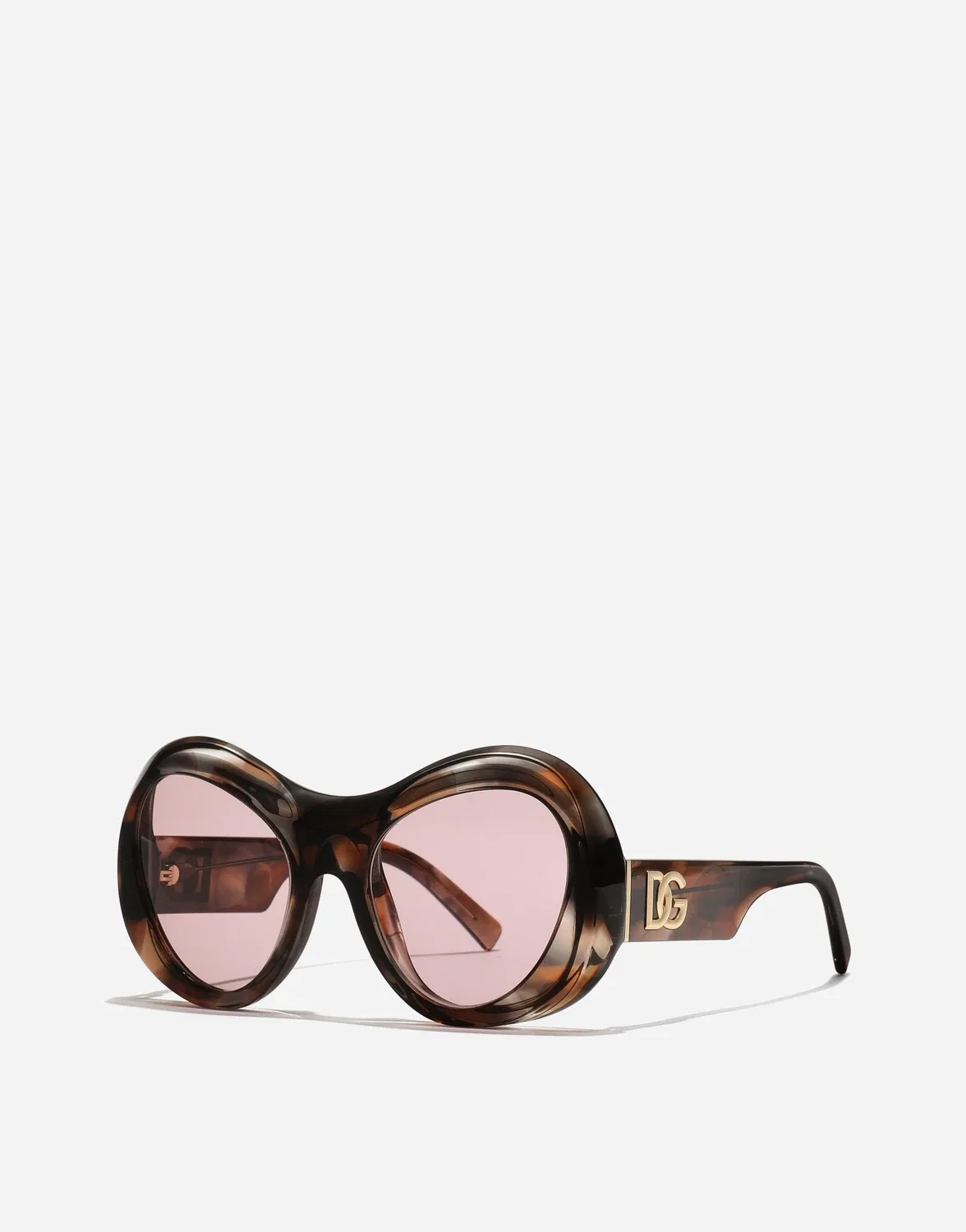 Солнцезащитные очки Re-Edition DOLCE & GABBANA, коричневый — фото 2