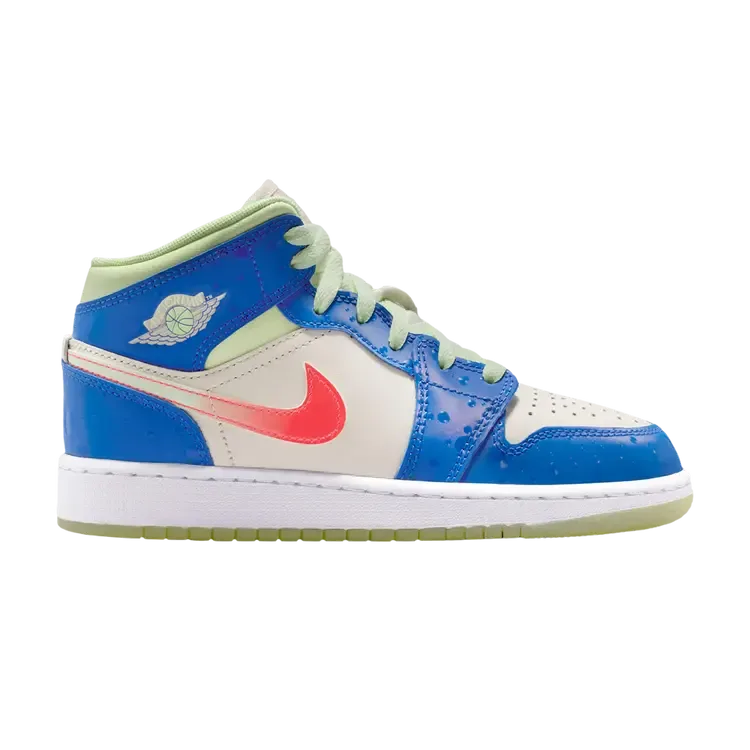 Air Jordan 1 Mid GS 'Game Royal Pale Ivory'