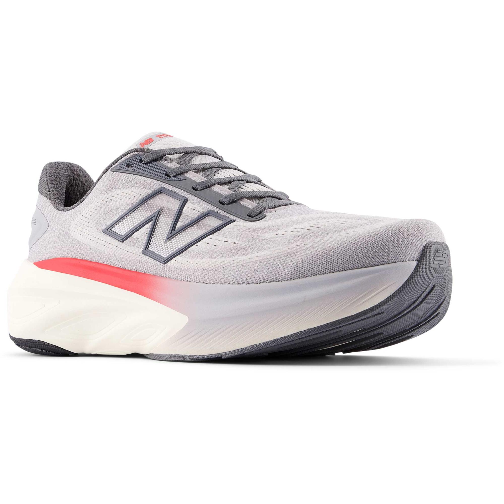 Мужские беговые кроссовки Fresh Foam X More V6 New Balance, Grey Matter/True Red/Castlerock — фото 2