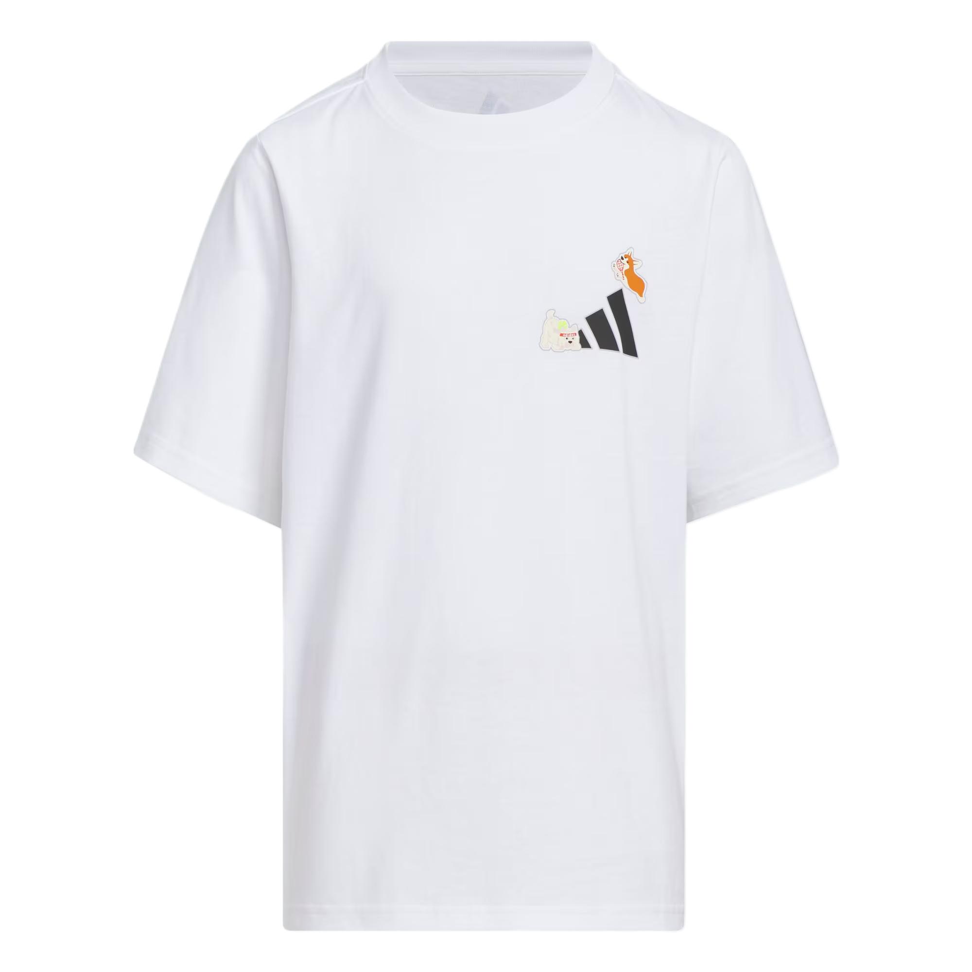 Adidas Повседневная спортивная одежда white black для детей 3-7 лет — фото 3