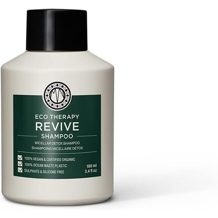 

Eco Therapy Revive Мицеллярный шампунь для глубокого очищения, 100 мл, Maria Nila