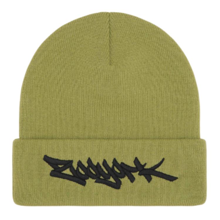 

Supreme Зимняя шапка с вышитым логотипом Zoo York, Olive