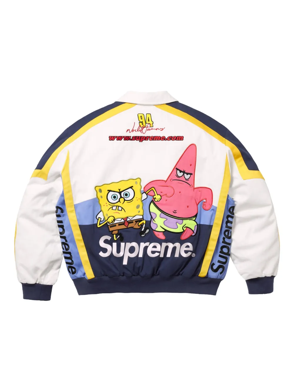 Куртка Jeff Hamilton из коллаборации с SpongeBob SquarePants Supreme, белый — фото 2