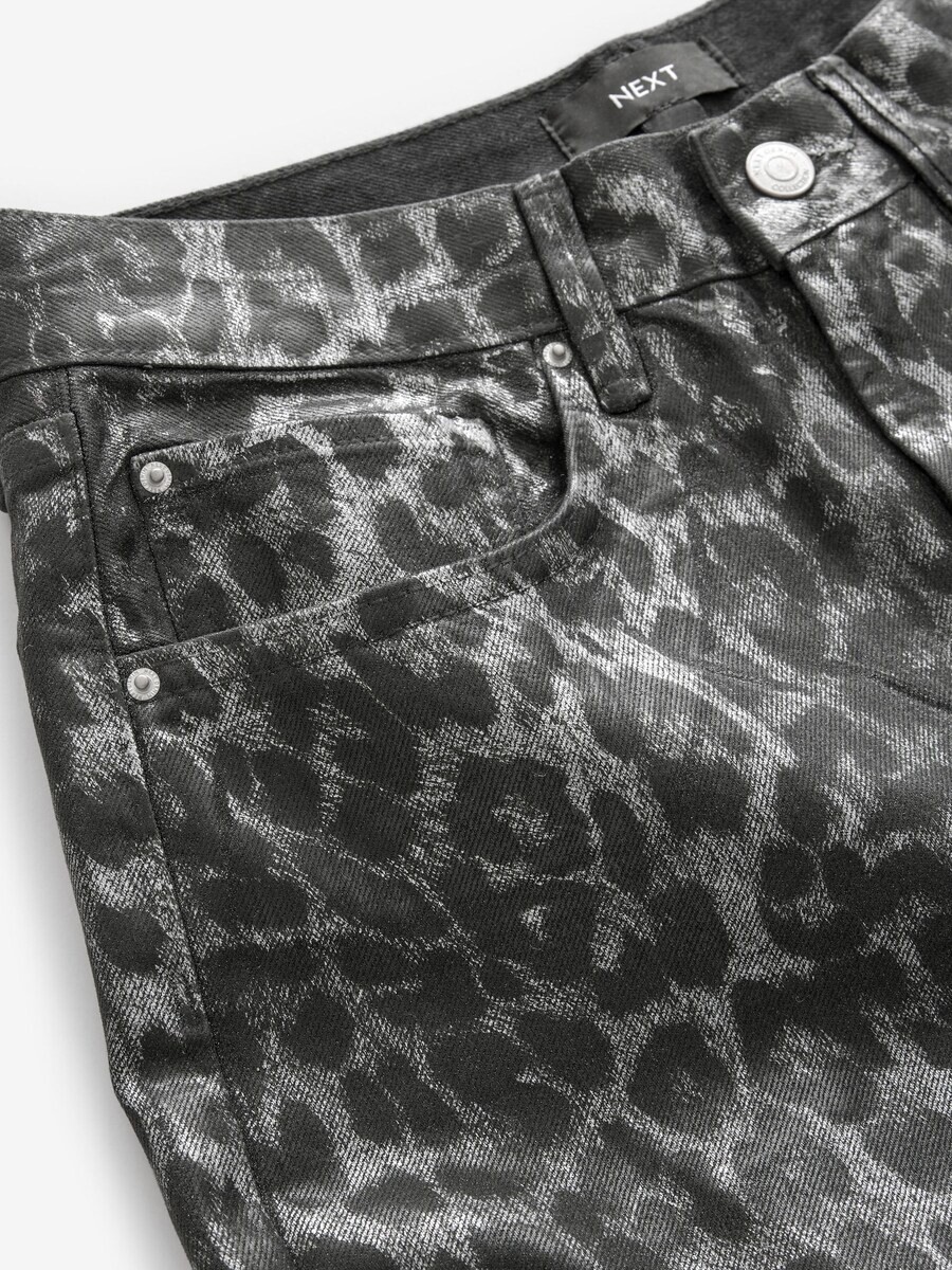 Джинсы Next Regular Jeans, цвет grey denim/black — фото 3