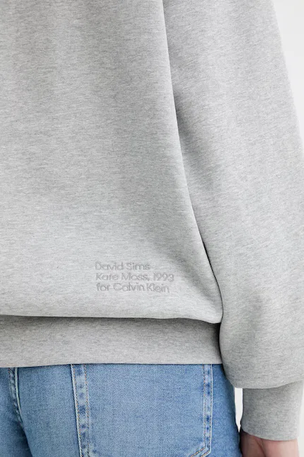 Худи Calvin Klein, серый — фото 4