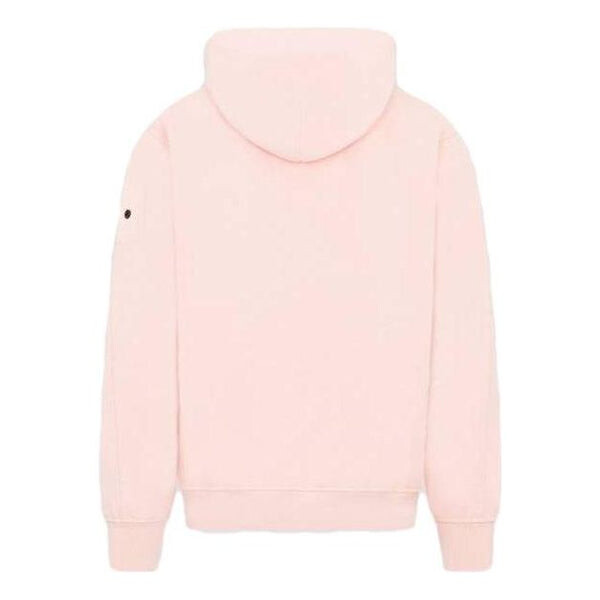 Куртка shadow project cotton fleece popover hoodie 'pink' Stone Island, розовый — фото 2