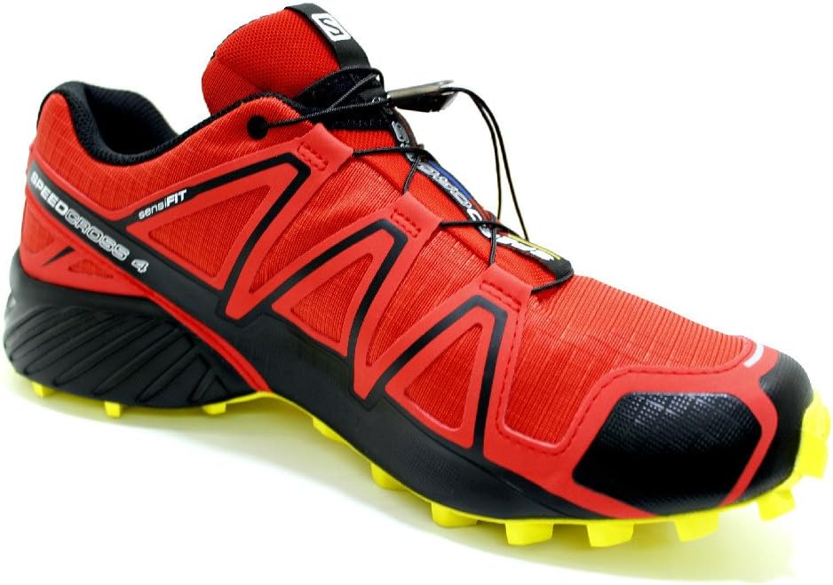 Мужские кроссовки для трейлраннинга Salomon Speedcross 4, красный — фото 4