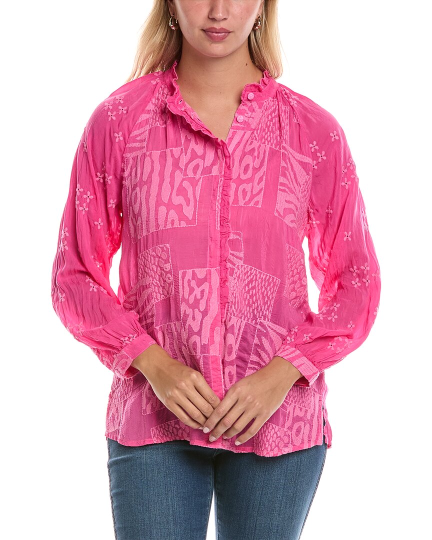 

Джонни Вас Молли Блузка Johnny Was, розовый