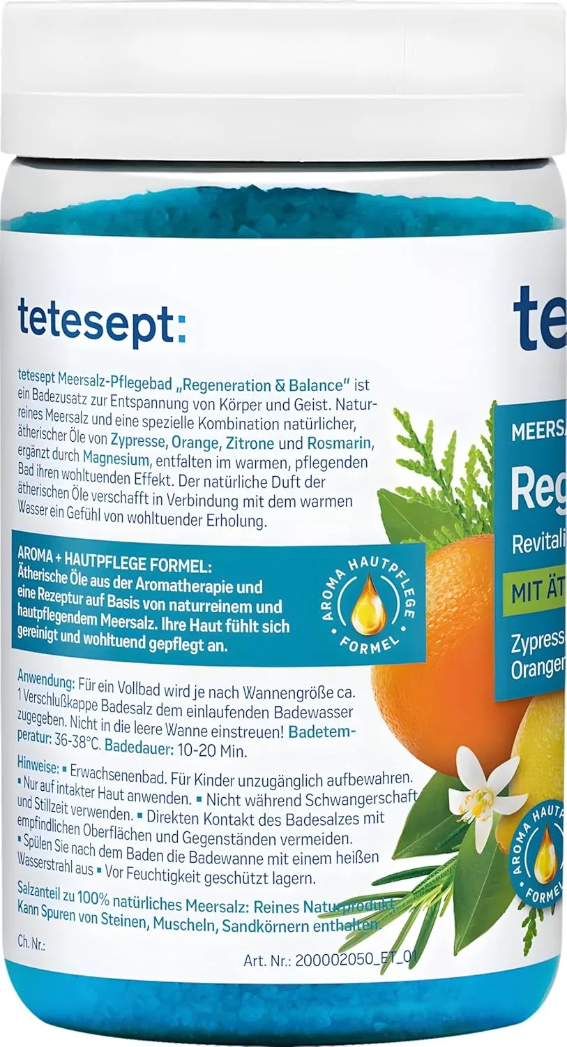 Морская соль tetesept Tiefen-Entspannung для глубокого расслабления 750 г Tetesept — фото 2