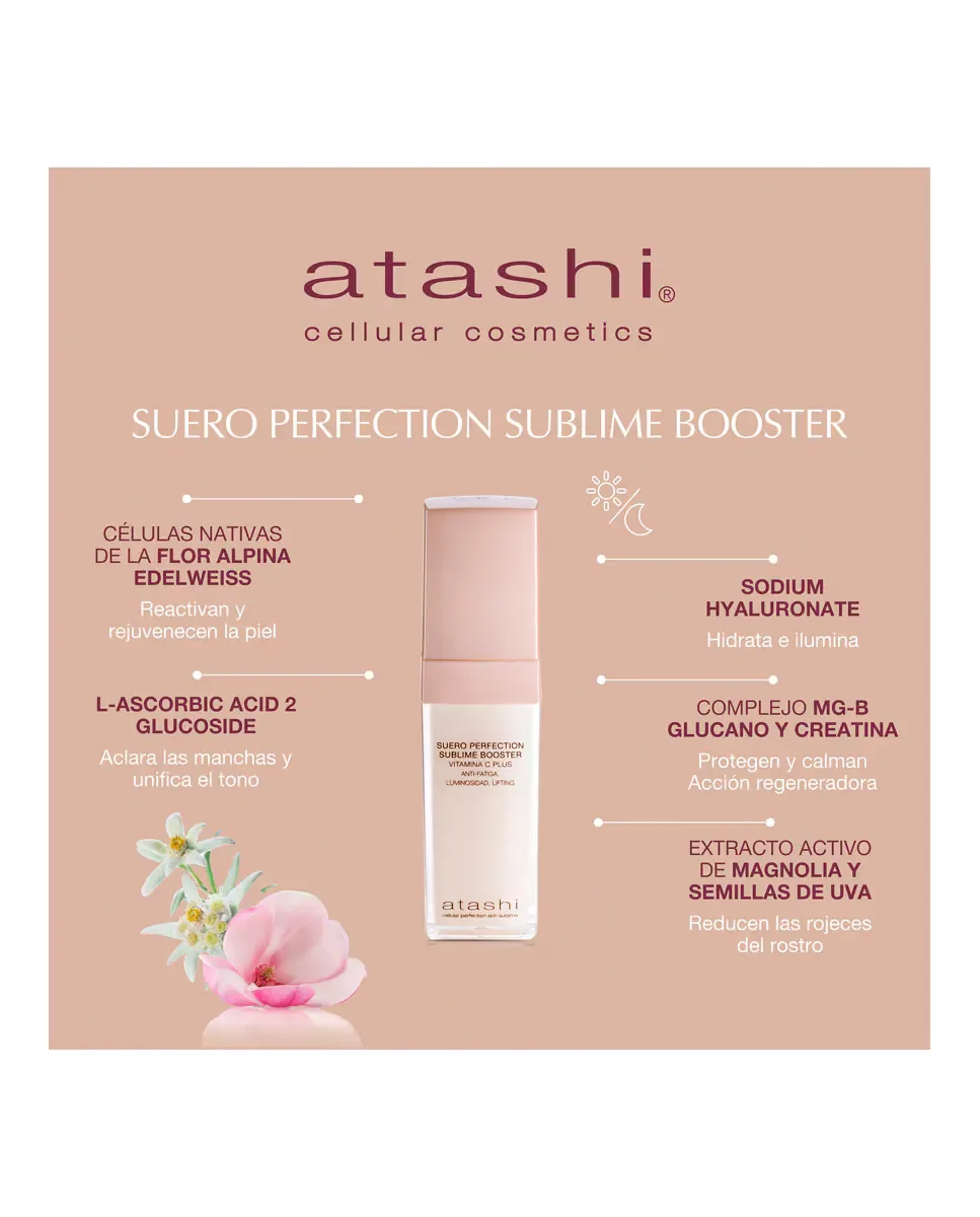 Бустер Atashi — Perfection Sublime Booster Осветляющая Отбеливающая, 30 мл — фото 2