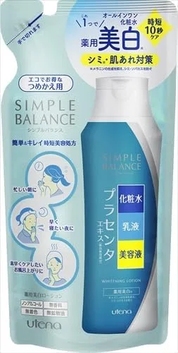 Лосьон осветляющий Simple Balance Whitening Utena, набор 8 шт, 200 мл