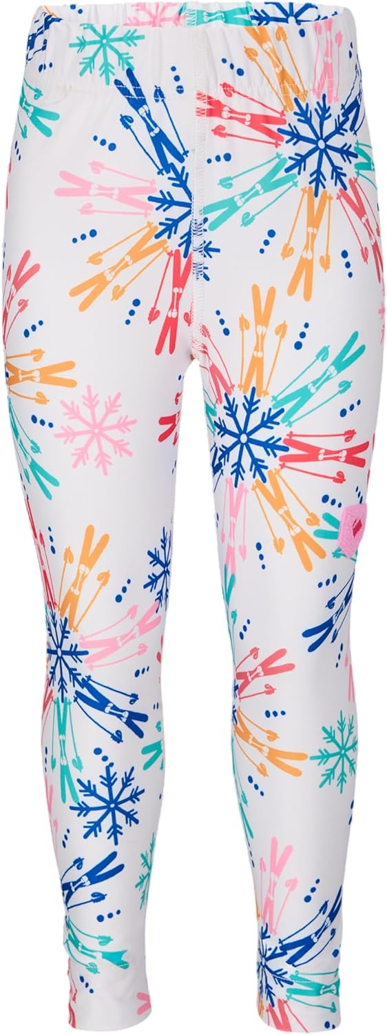 Obermeyer Unisex-Baby Superior Gear Bottom (для малышей/старших детей), White With Multi Color Skiflake