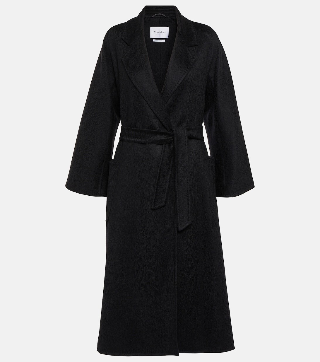 

Кашемировое пальто с запахом Ludmilla MAX MARA, черный