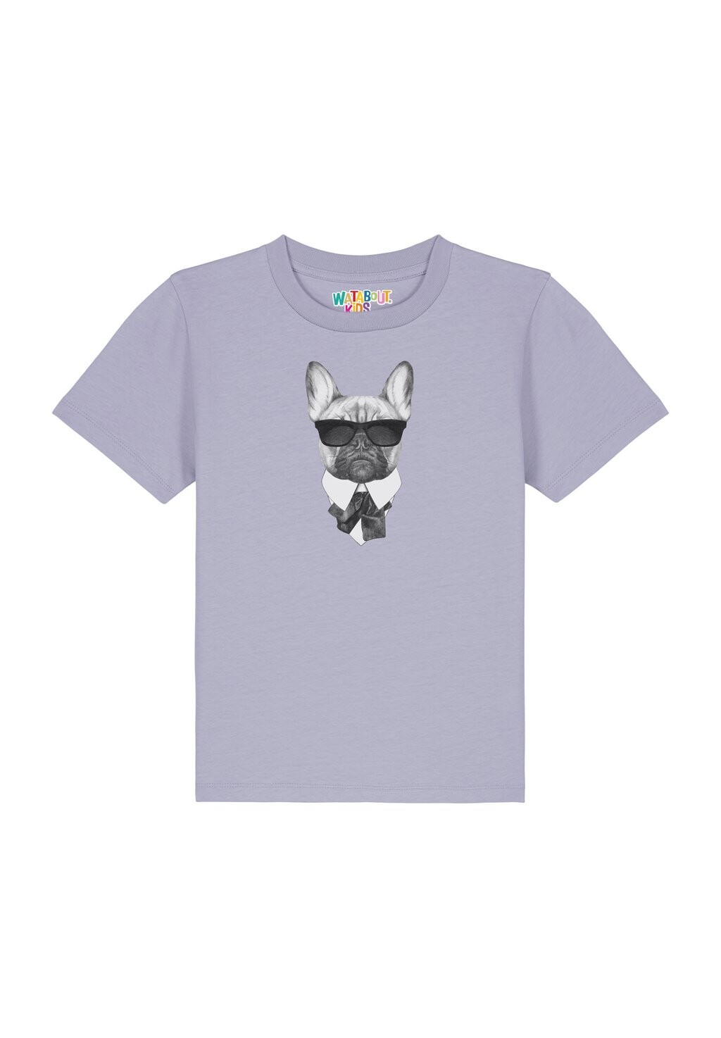 

Футболка с принтом EIN FESCHER HUND Watapparel, цвет lavender