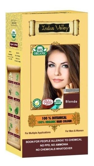 

Травяной краситель с хной, блондин 7, 120 г Indus Valley