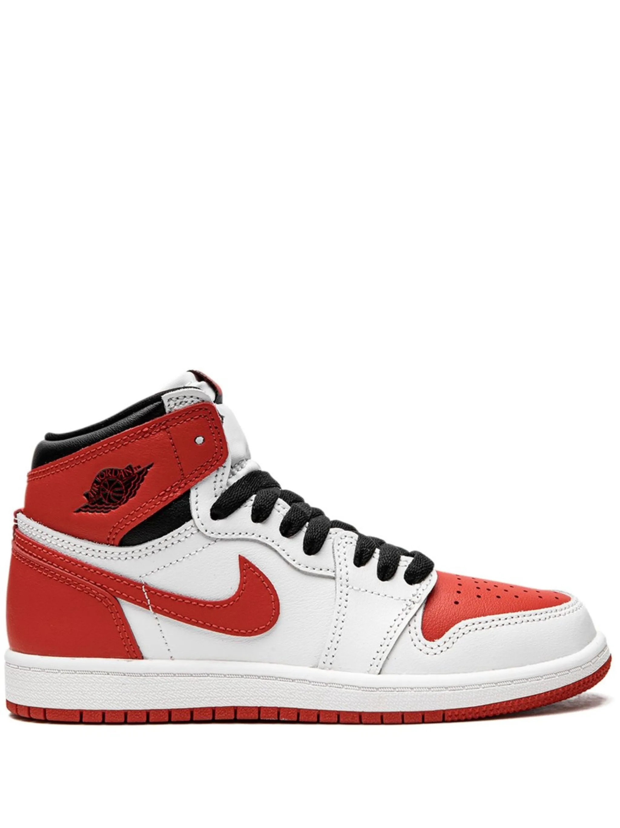 Кроссовки Air Jordan 1 Retro High Heritage Jordan Kids, белый — фото 2