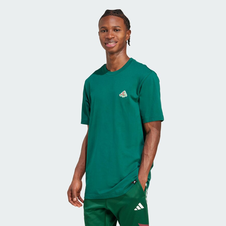 Футболка Performance ADIDAS SPORTSWEAR Mini Pizza, изумрудный — фото 2