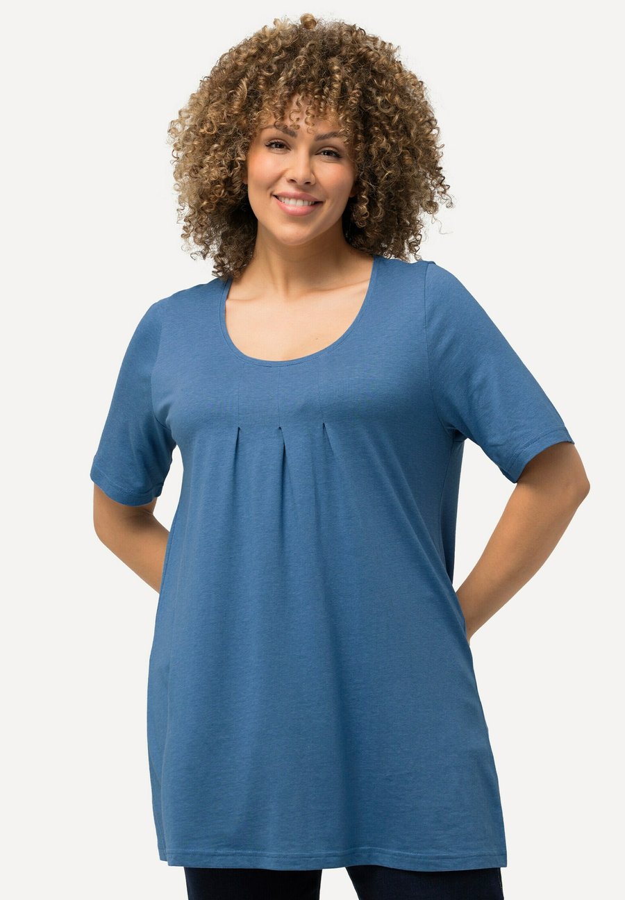 

Футболка Ulla Popken GROSSE GRÖSSEN, Blue-Grey/Teal, Серый, Футболка Ulla Popken GROSSE GRÖSSEN, Blue-Grey/Teal