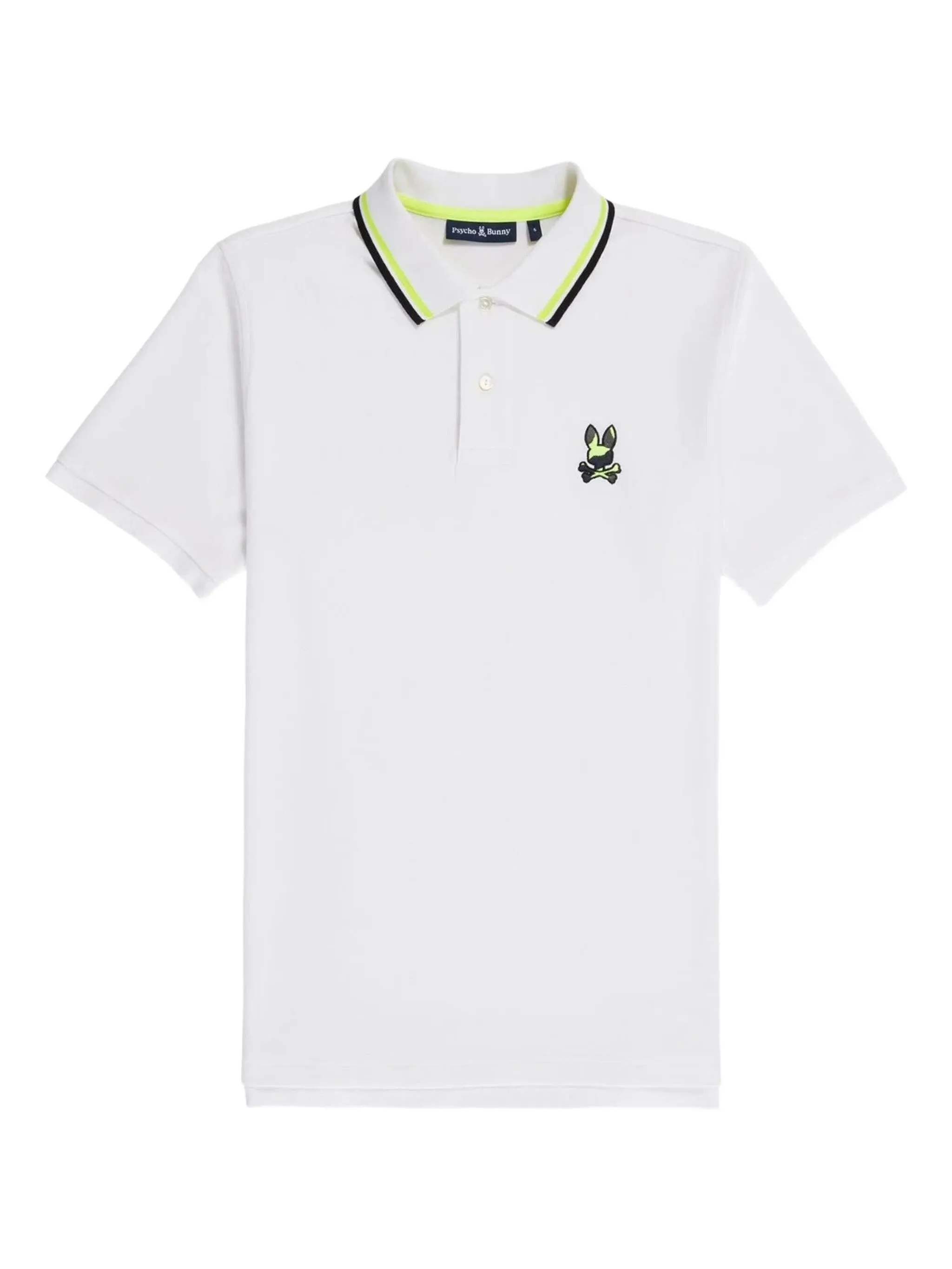 

Рубашка поло Plano Piqué Psycho Bunny, белый