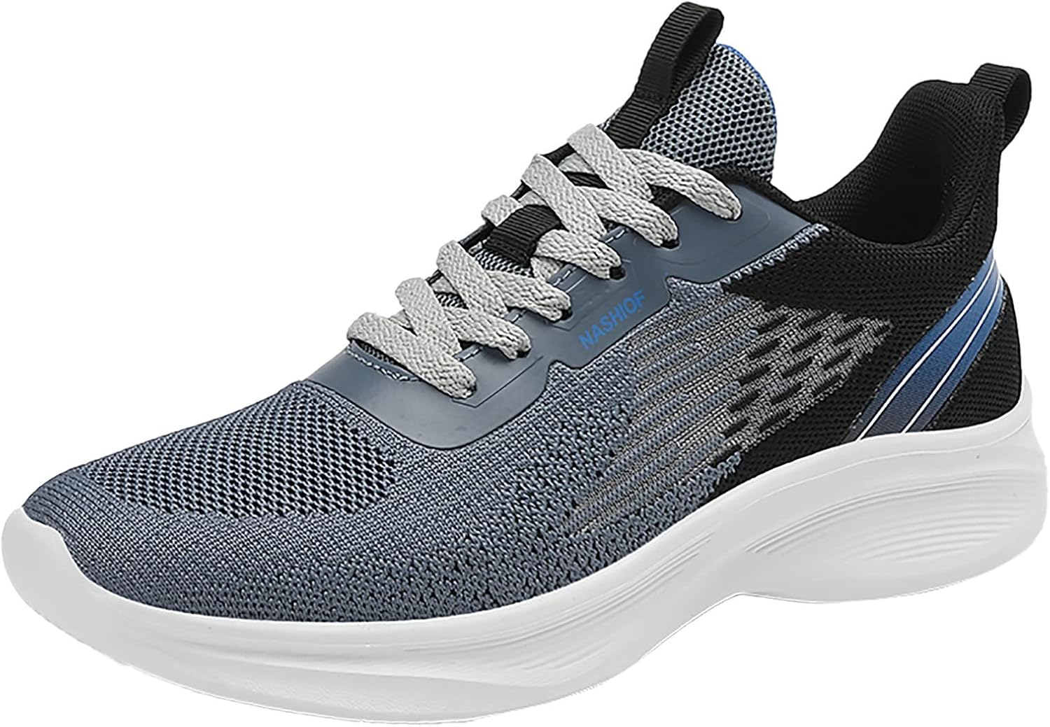 

Мужские модные сетчатые кроссовки для альпинизма, повседневной носки и спорта, на шнуровке, однотонные, для бега, дышащие, из высококачественной искусственной кожи Generic, B