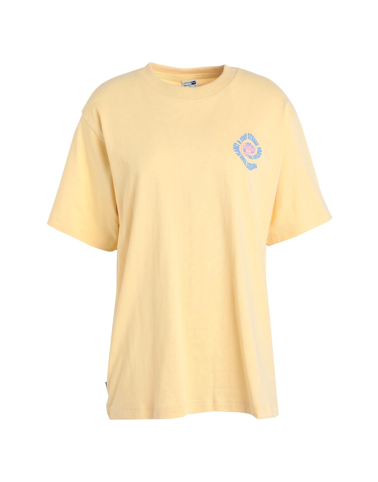 

Футболка с графическим принтом в стиле «Даунтаун» Puma, пастельно-желтый