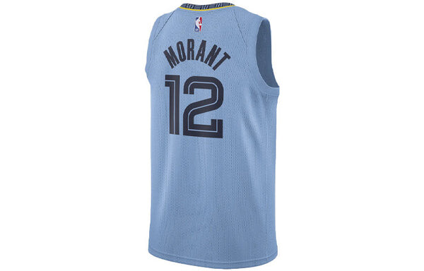 Майка Air Jordan x NBA Memphis Grizzlies Jerseys 'Ja Morant 12', синий — фото 2