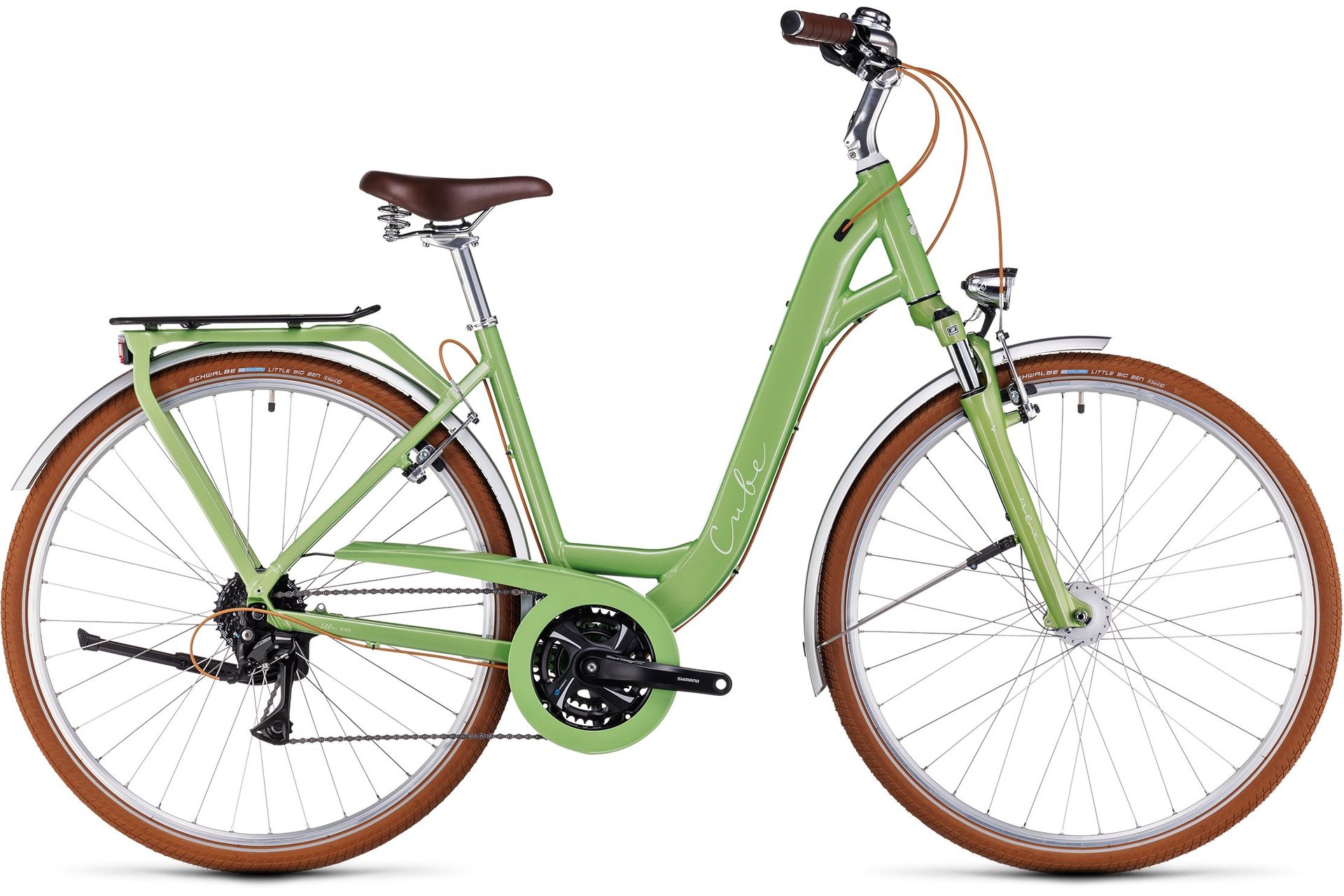 

Треккинговый велосипед Cube Ella Ride - 28 дюймов - Tiefeinsteiger - 2023, цвет Grün|green´n´green