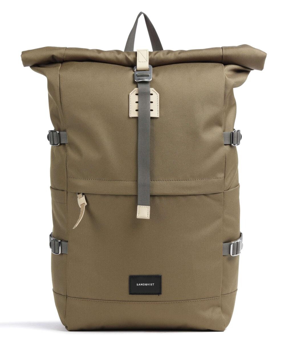 

Рюкзак Urban Outdoor Bernt Rolltop 13 дюймов из переработанного полиэстера рипстоп Sandqvist, зеленый