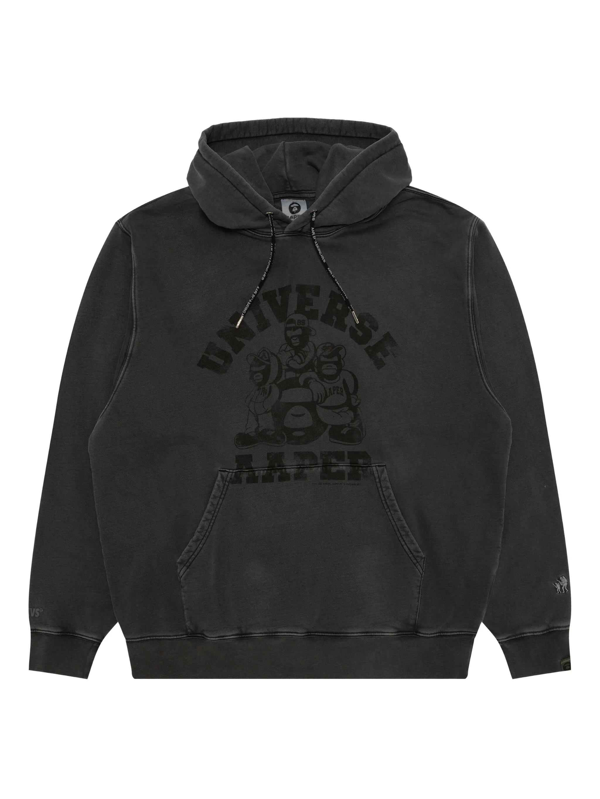 

Толстовка с капюшоном и графичным принтом Aape By A Bathing Ape, черный