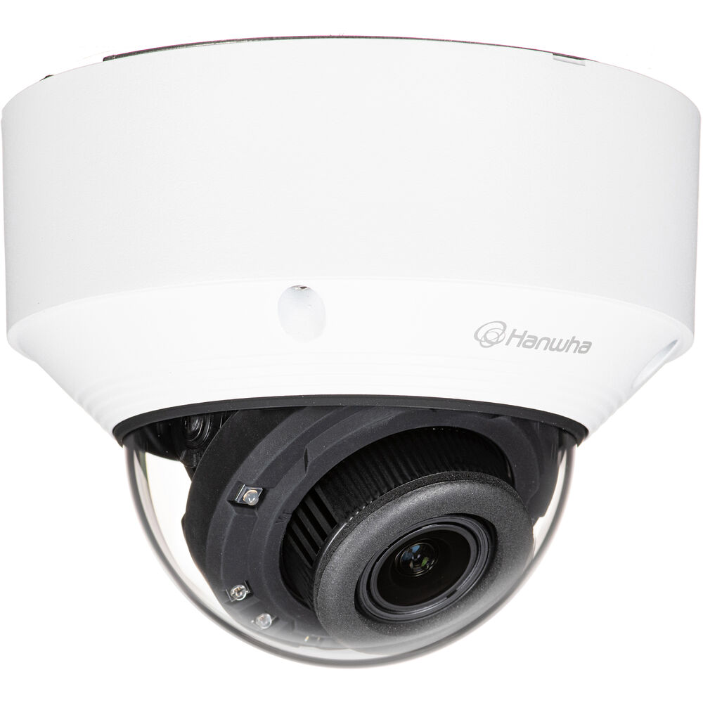 

Купольная вандалозащищенная камера Hanwha Vision QNV-C9083R 4K AI IR с объективом 3,2-10,2 мм