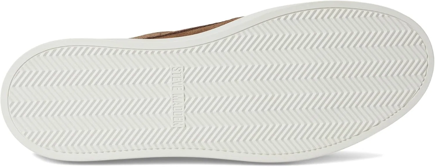 Мужские лоферы Steve Madden Frankk Drivers, Cognac Suede — фото 4