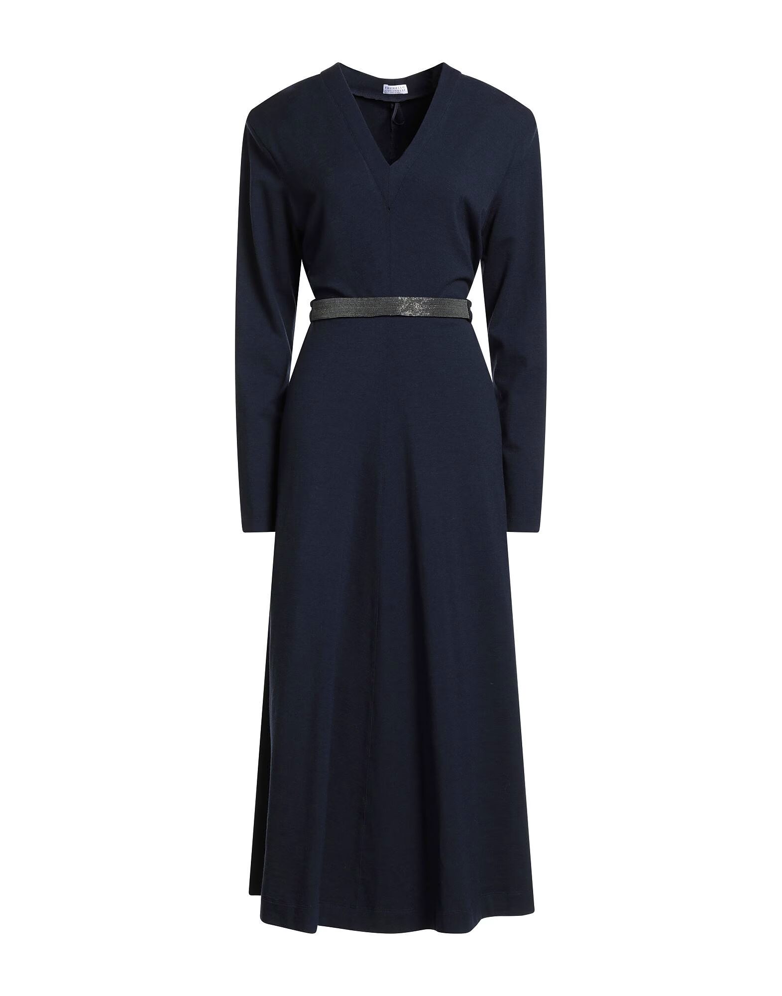 

Платье миди Brunello Cucinelli, полуночно-синий