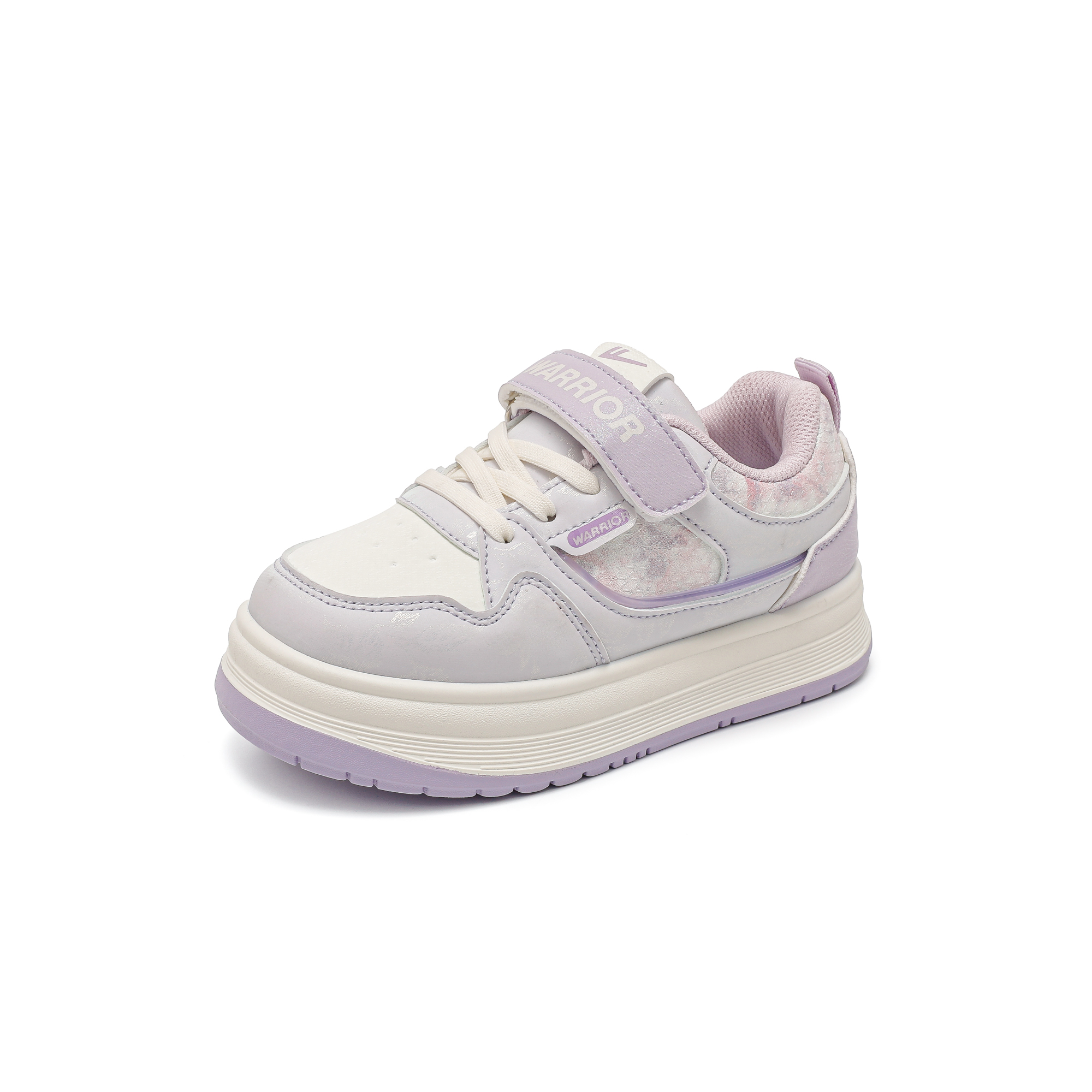 

Низкие, амортизирующие, износостойкие детские кроссовки для скейтбординга WARRIOR, фиолетовый